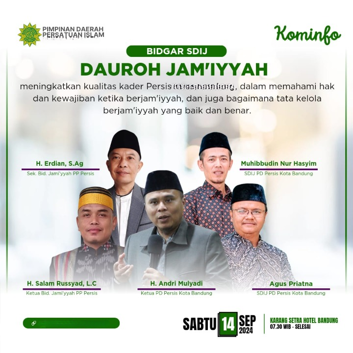Dauroh Jamiyyah SDIJ PD PERSIS Kabupaten Aceh Utara